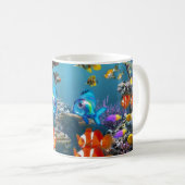 Aquarium-stijl Koffiemok (Voorkant rechts)
