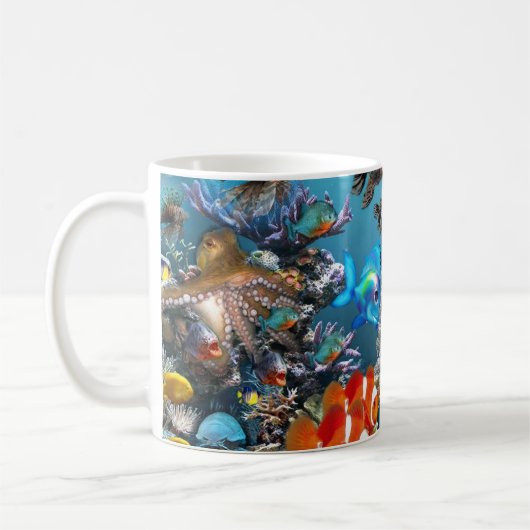 Aquarium-stijl Koffiemok (Links)