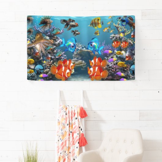 Aquarium-stijl Spandoek (Insitu)