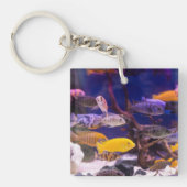 Aquarium Thema Fish Tank Sleutelhanger (Voorkant)
