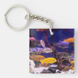 Aquarium Thema Fish Tank Sleutelhanger