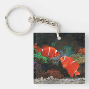 Aquarium Thema Fish Tank Sleutelhanger