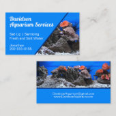 Aquarium Tropical Fish Tank Visitekaartje (Voorkant / Achterkant)