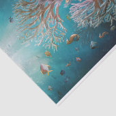 Aquarium tropische fantasie, onderwater dromen tissuepapier (Detail)