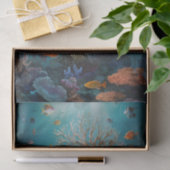 Aquarium tropische fantasie, onderwater dromen tissuepapier (Geschenk)