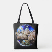 Aquarium Tropische vis en koraal Tote Bag (Achterkant)