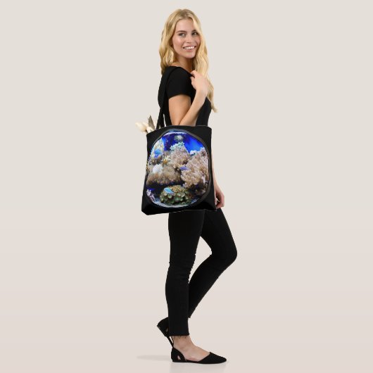 Aquarium Tropische vis en koraal Tote Bag (Op model)