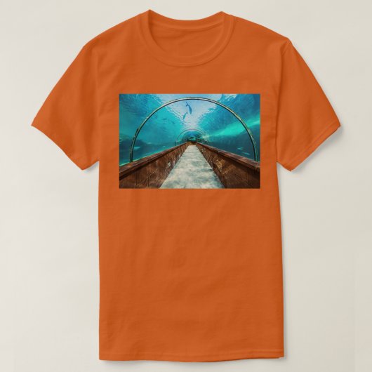 Aquarium-tunnel T-shirt (Design voorkant)
