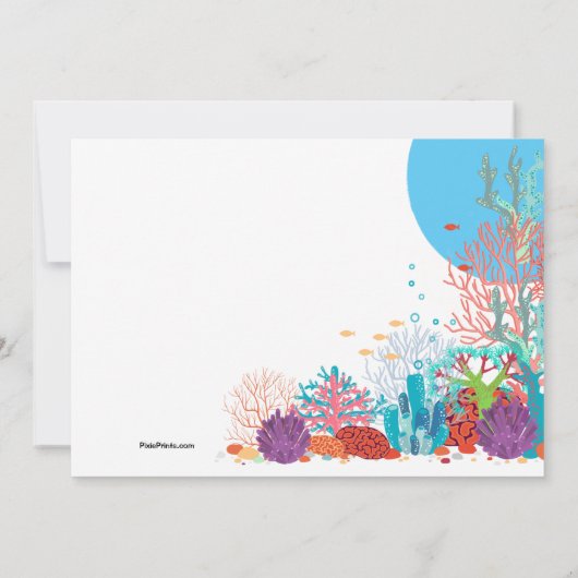 Aquarium Uitnodiging (Achterkant)