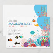 Aquarium Uitnodiging (Voorkant / Achterkant)
