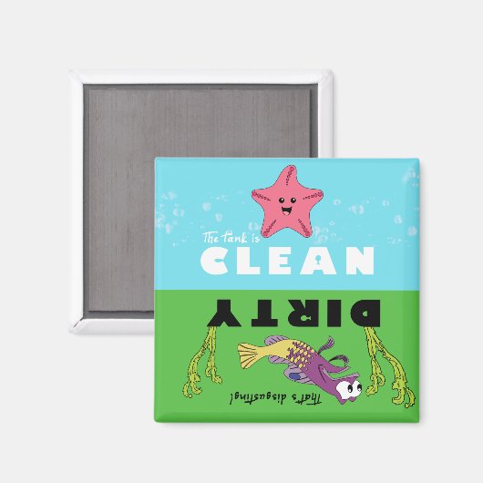 Aquarium Vaatwasser Magneet (Voorkant / Achterkant)