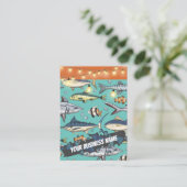 Aquarium van het meervoudig aquarium voor viszwemm visitekaartje (Staand voorkant)