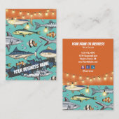 Aquarium van het meervoudig aquarium voor viszwemm visitekaartje (Voorkant / Achterkant)