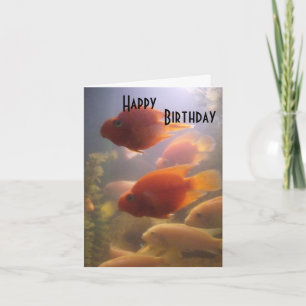 Aquarium Verjaardag Kaart