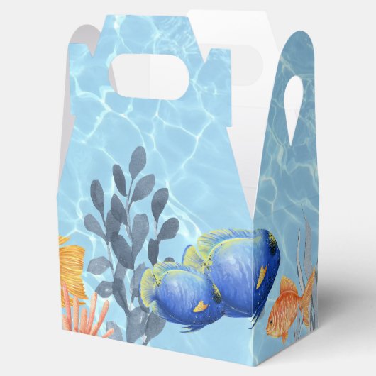 Aquarium Vis en Koraal Onderwater Thema Bedankdoosjes (Geopend)