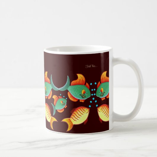 Aquarium vis koffiemok (Rechts)