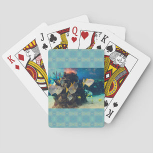 Aquarium vis pokerkaarten