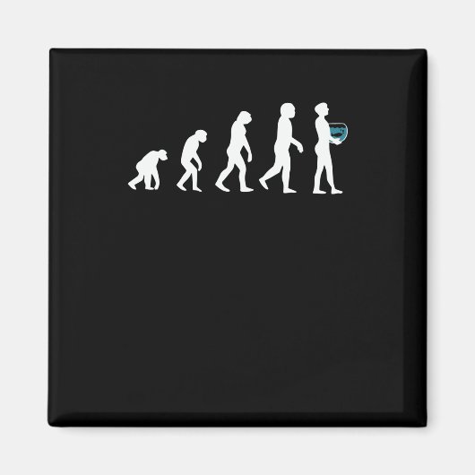Aquarium Viskweker Evolutie Magneet (Voorkant)