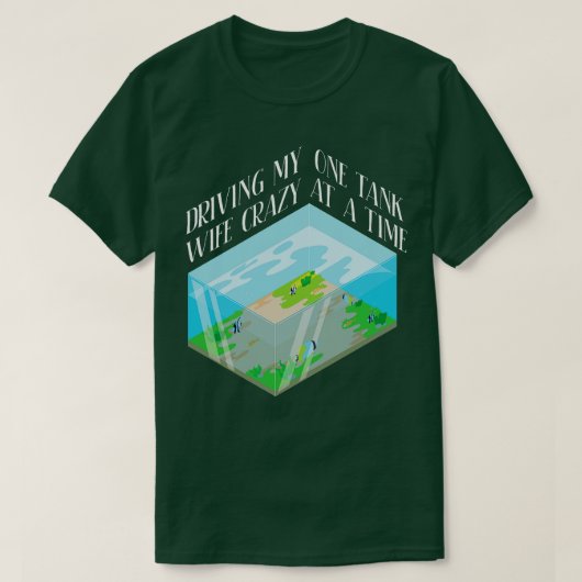 Aquarium-visserij T-shirt (Design voorkant)