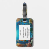 Aquarium vistank bagagelabel (Achterkant verticaal)