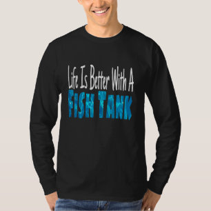 Aquarium vistank voor viskeeper aquariaan t-shirt