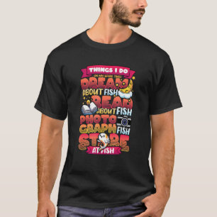 Aquarium voor het houden van vissen t-shirt