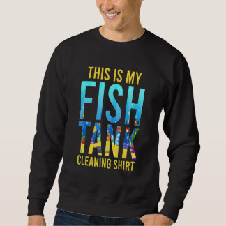 Aquarium voor het reinigen van vistanks trui