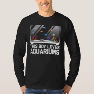 Aquarium voor Kinder riffen visbak voor jongens T-shirt