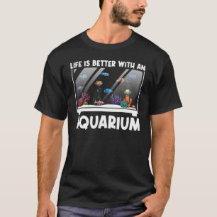 Aquarium voor vrouwen Kinder vistank T-shirt