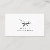 Aquarium Walvis Visitekaartje (Voorkant)