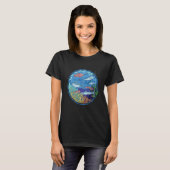 Aquarium with fish and aquatic plants marine fish t-shirt (Voorkant volledig)