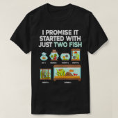 Aquariumadvies Aquarium Addict Aquarist Fish T T-shirt (Design voorkant)