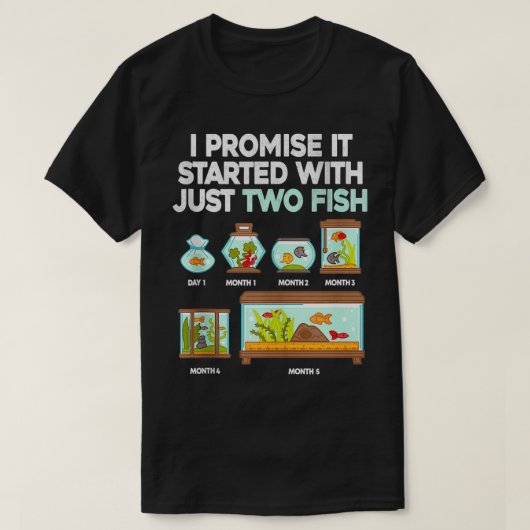 Aquariumadvies Aquarium Addict Aquarist Fish T T-shirt (Design voorkant)