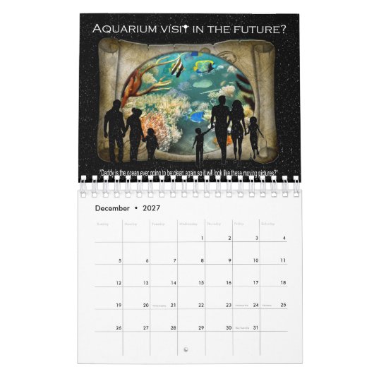 Aquariumbezoek in de toekomst? Kalender (Dec 2027)