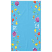 Aquariumcrème, eerste zeedaagse tafelkledij tafelkleed (Voorkant)