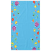 Aquariumcrème, eerste zeedaagse tafelkledij tafelkleed (Voorkant)