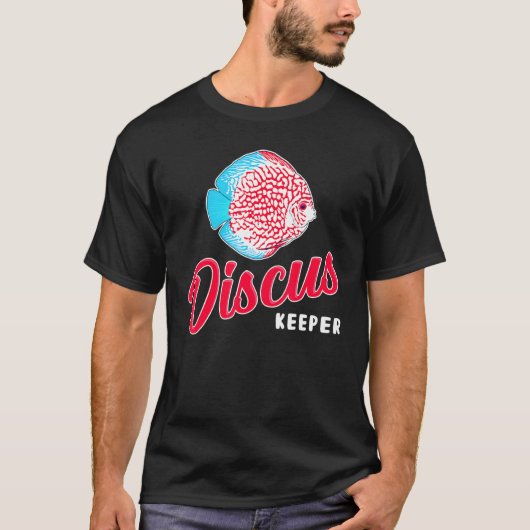 Aquariumhouder Discus Vis Kweker T-shirt (Voorkant)
