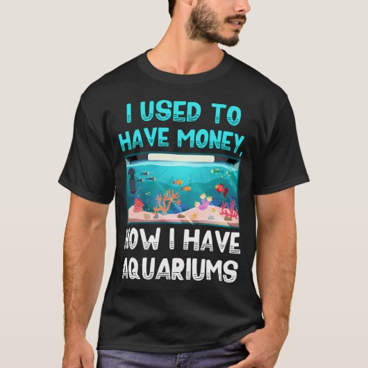 Aquariumhouder Liefhebber T-shirt (Voorkant)