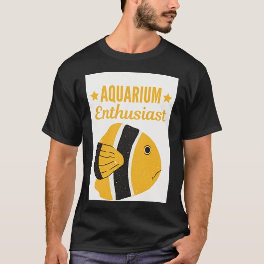 Aquariumliefhebber T-shirt (Voorkant)