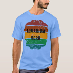 Aquariumnerd in mooie zonnecirkel t-shirt