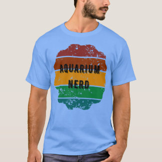 Aquariumnerd in mooie zonnecirkel t-shirt