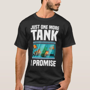 Aquariumontwerpen voor mannen vrouwen vistentank v t-shirt