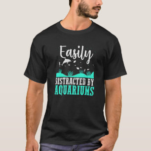 Aquariums, gemakkelijk vervormd visnetje t-shirt