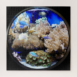 Aquariumtropische vis en koraal legpuzzel
