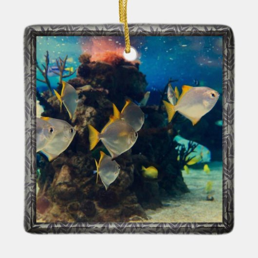 aquariumvis keramisch ornament (Voorkant)