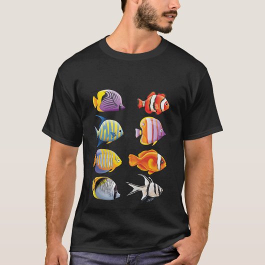 Aquariumvissen T-shirt (Voorkant)