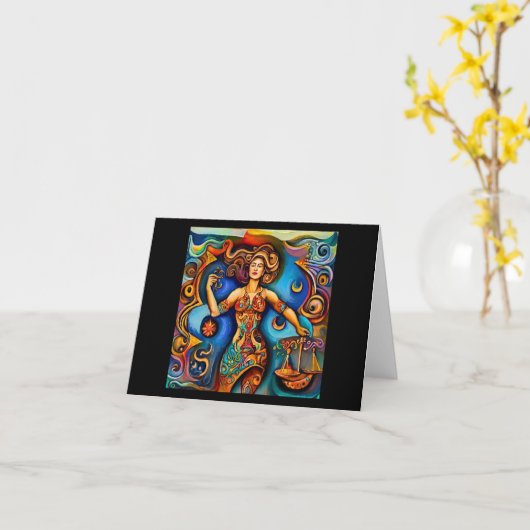 Aquarius (1) kaart (Gele Bloem)