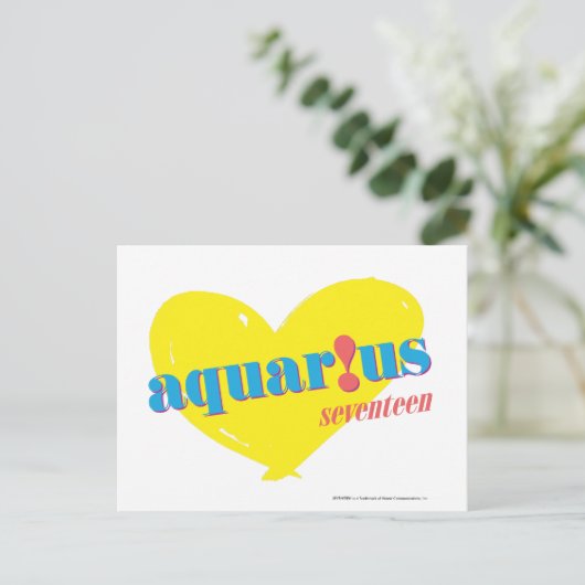 Aquarius 3 briefkaart (Staand voorkant)