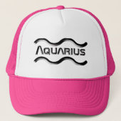 AQUARIUS, abstract ontwerp van het sterrenbeeld, Trucker Pet (Voorkant)