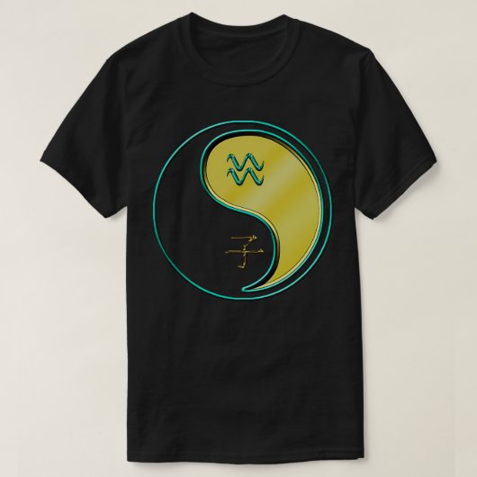 Aquarius amp Rat Yang Metal T-shirt (Design voorkant)